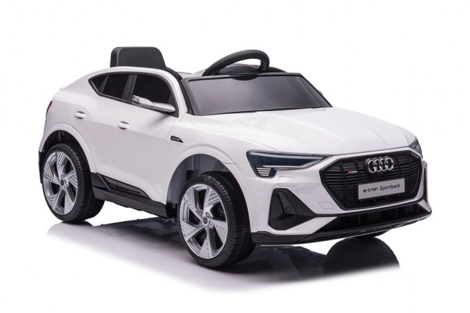 Audi E-Tron Akkumulátoros autó fehér QLS-6688