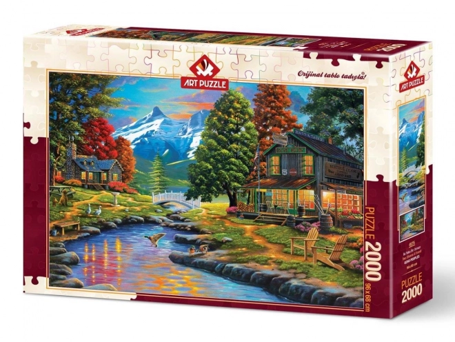 Dva břehy ART PUZZLE 2000 darabos puzzle