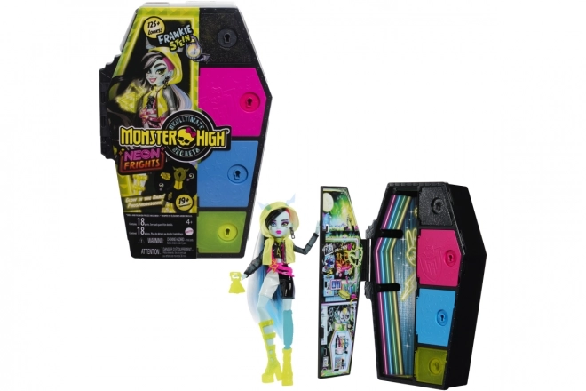 Monster High Skullimate titkok neon baba - Frankie