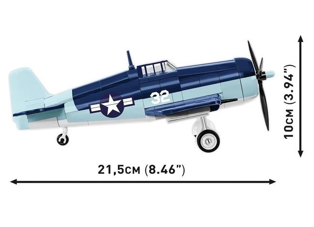 F6F Hellcat Grumman építőkészlet 235 darabos