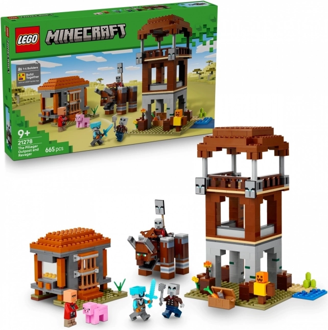 LEGO Minecraft Rablótanya és pusztítók