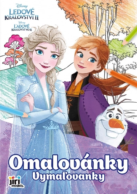 Színezőkönyv A4 FROZEN 2 - Jégvarázs