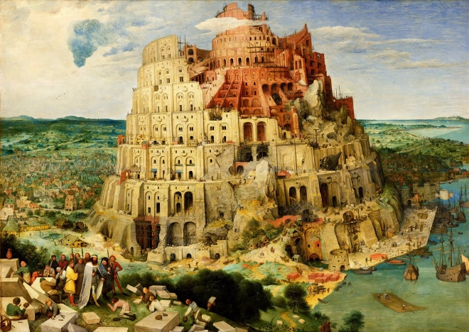 Pieter Bruegel: Bábel tornya 1000 darabos puzzle