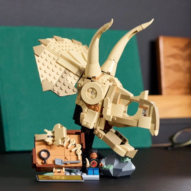 Lego Jurassic World Dinoszaurusz Csontvázak: Triceratops Koponya