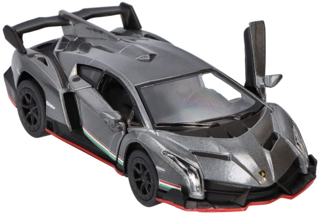 Fém Lamborghini Veneno modell 1:36 méretarányban