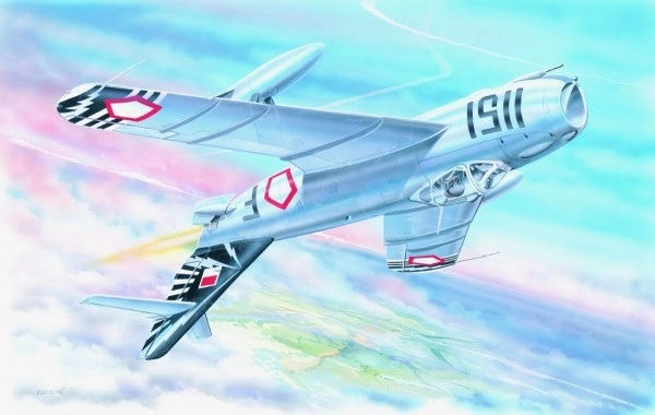 Mig 17 f/lim 6 repülőgép modell