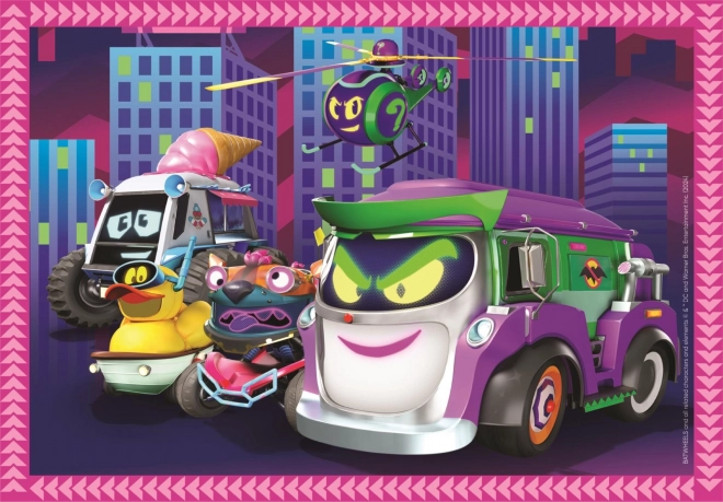 Puzzle Batwheels 4 az 1-ben (12, 16, 20, 24 darabos)
