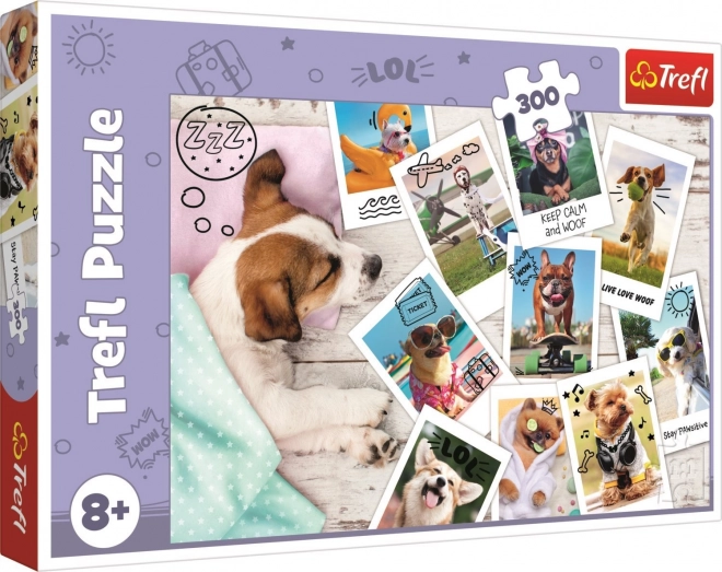 Trefl puzzle nyaralási fotók 300 darabos