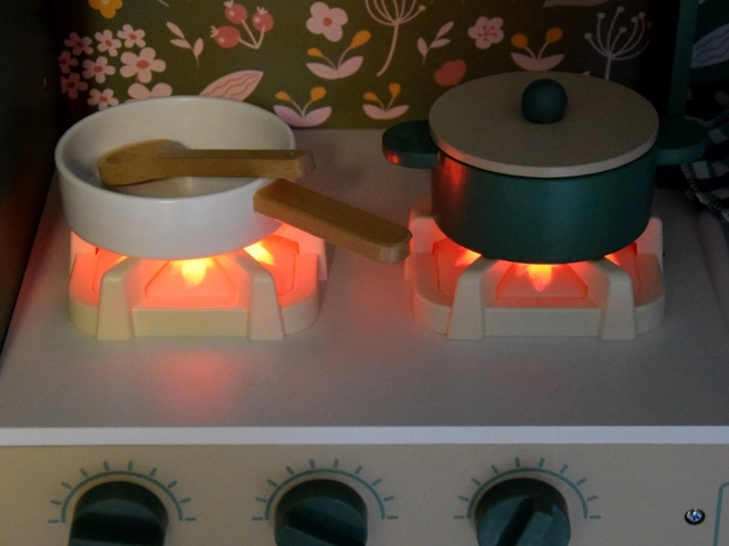 Nagy fa konyhai retro vintage hűtőszekrény tartozék mosógéphez ZA4833