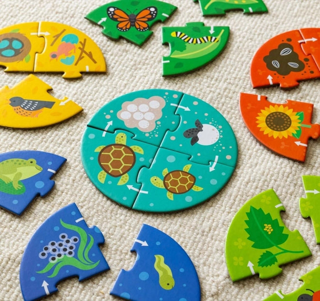 Petit Collage Felfedező Elefánt Mese Puzzle