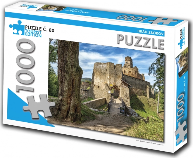 turista kiadású puzzle hrad zborov 1000 darabos