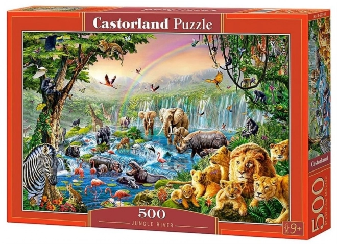 Dzsungel folyó puzzle - 500 darabos