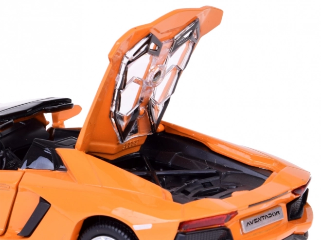 Fém modell autó Lamborghini Aventador Roadster 1:32 interaktív