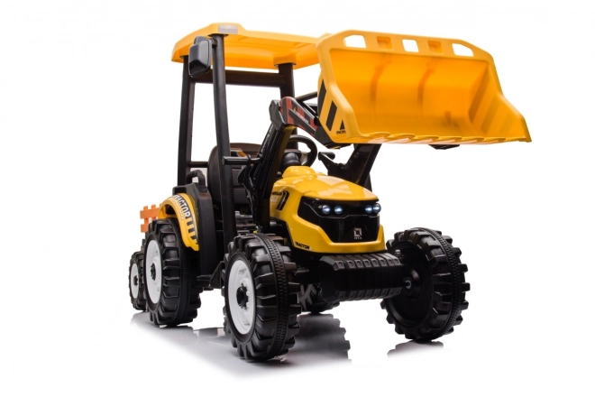 Gyerek traktor sárga pótkocsival