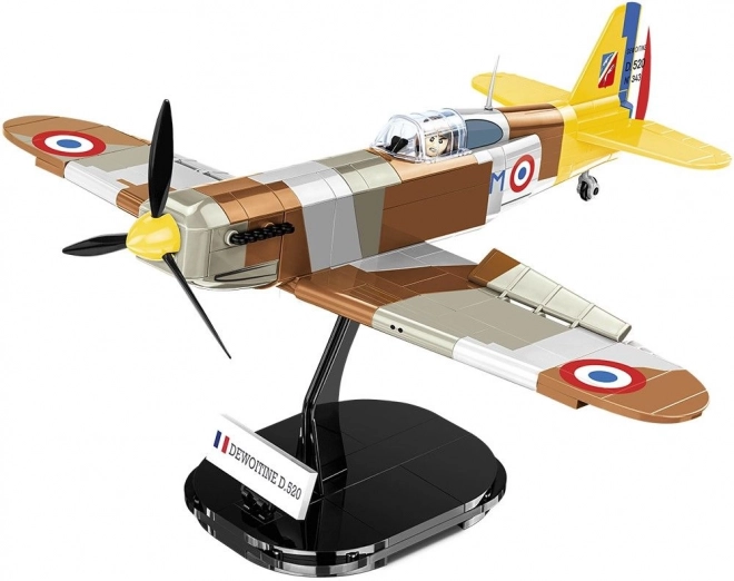 Cobi Dewoitine D.520 repülőgép modell