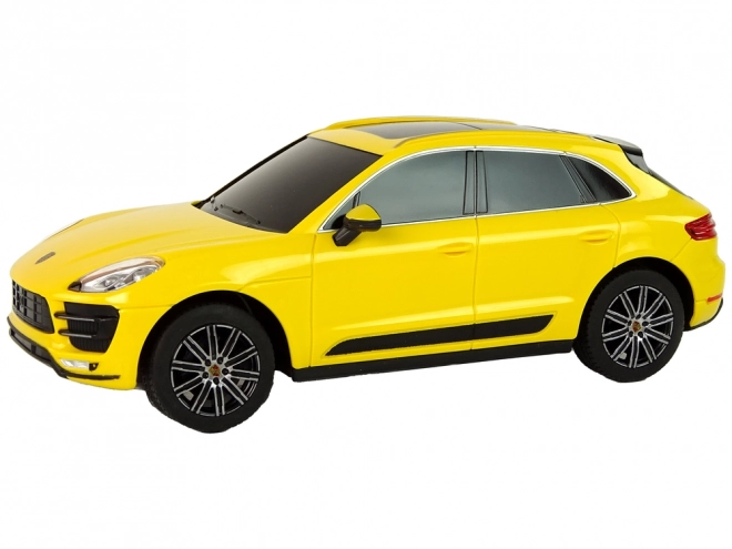 Rastar porsche macan turbo sárga távirányítós autó 1:24