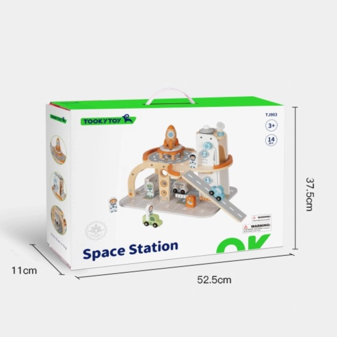 TOOKY TOY fa űrállomás