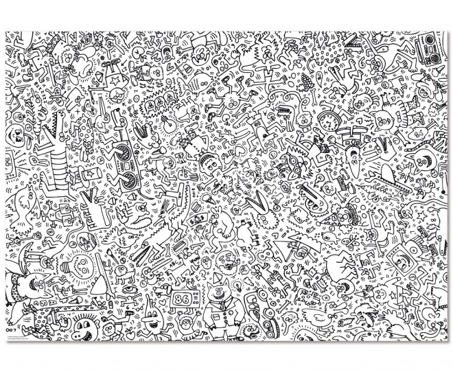 Kreatív puzzle Keith Haring 1000 darabos