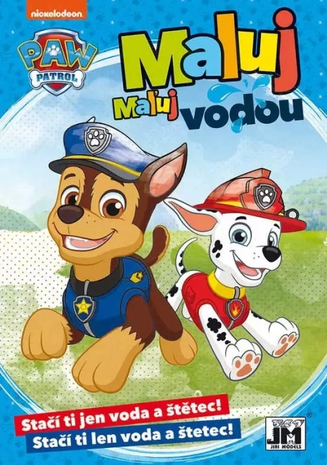 A5 színező vízzel PAW Patrol