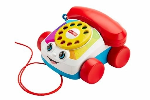 Fisher-Price zenélő húzható telefon