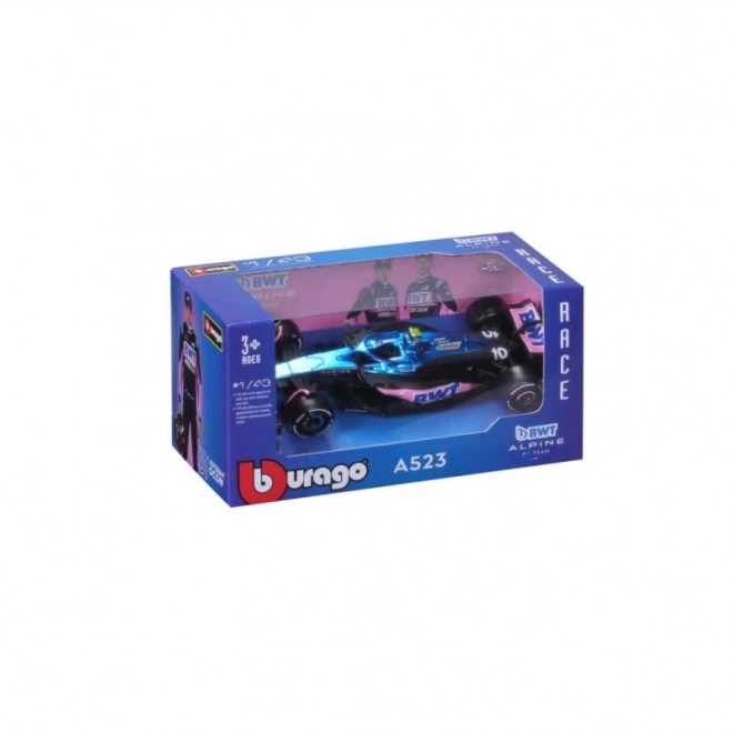 Bburago 1:43 versenyautó az Alpine F1 csapattól