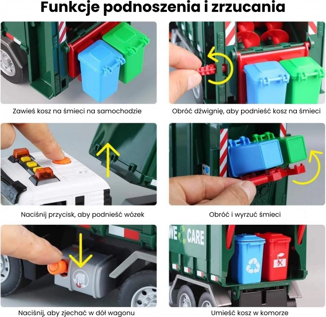 Interaktív kukáskocsi Purifier 1:10 - Oktatójáték a hulladék osztályozásához