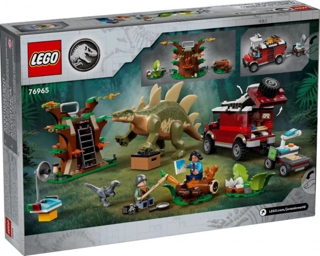 Lego Jurrasic World: stegosaurus felfedezése