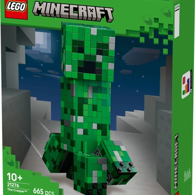 Lego Minecraft Creeper - nagy mozgatható modell