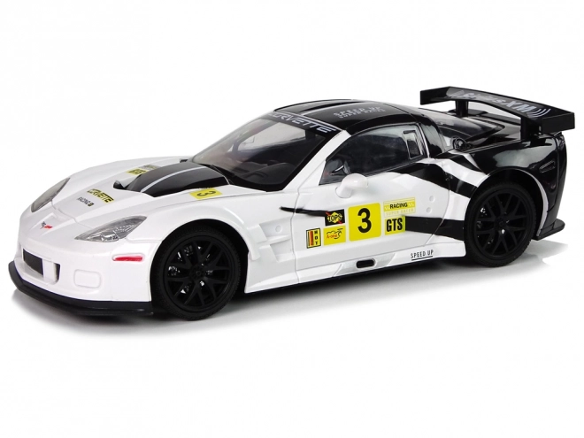 Távirányítós Corvette C6.R Sportautó Fehér