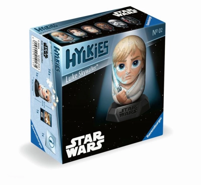 Star Wars Luke Skywalker Hylkies figura 3D puzzle