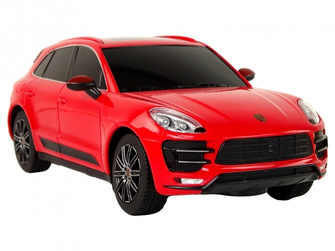 Autó R/C Porsche Macan Turbo 1:24 Rastar Rastar – Red