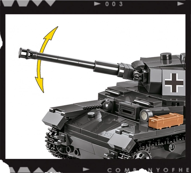 Panzer IV harckocsi építő készlet - COBI