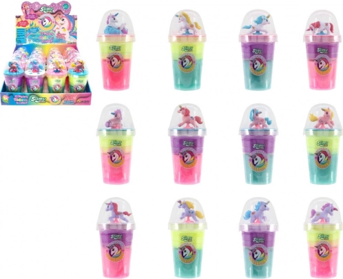 Slimy unikornisos gyűjthető slime figurával