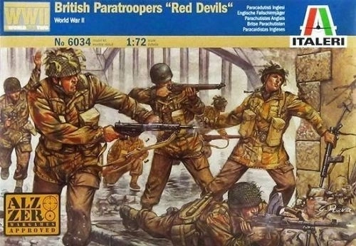 brit paratroopers figura szett