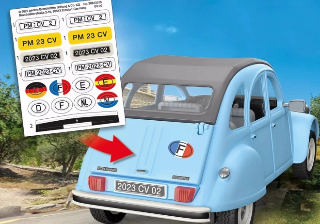 Playmobil Citroën 2CV modell építőjáték