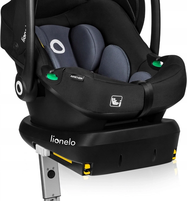 Lionelo Astrid i-Size autósülés fekete-szürke