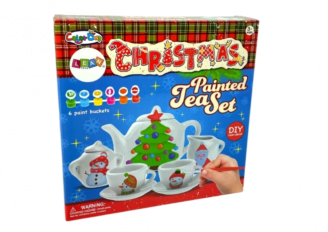 Karácsonyi kreatív barkács porcelánfestő készlet