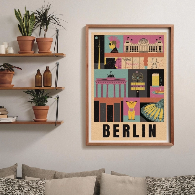 Clementoni puzzle - Berlin a város stílusa, 1000 darabos