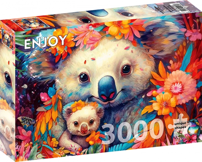 Koalamackók ölelkezése Puzzle 3000 Darab