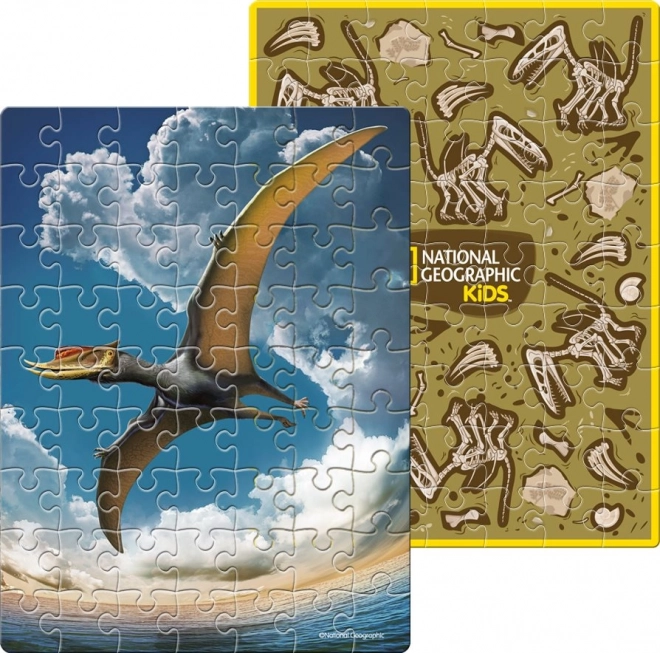 Kétoldalas puzzle tojás a National Geographic: Pterosaur 63 darabos