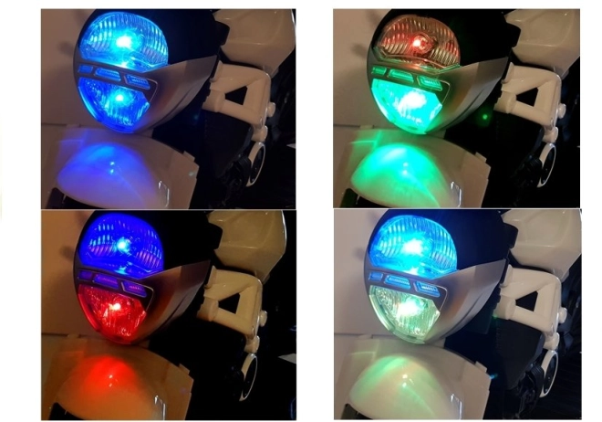 Színes LED fényszóró