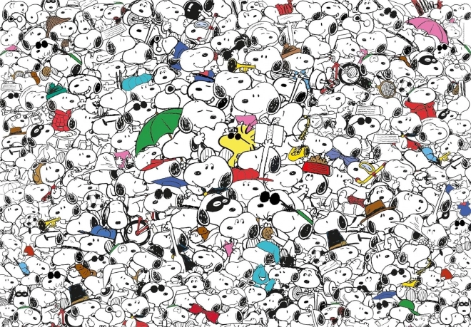 Kihívást Jelentő Snoopy Puzzle 1000 Darabos