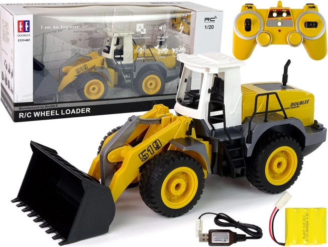 Rádióvezérelt R/C rakodógép 1:20 emelőkarral