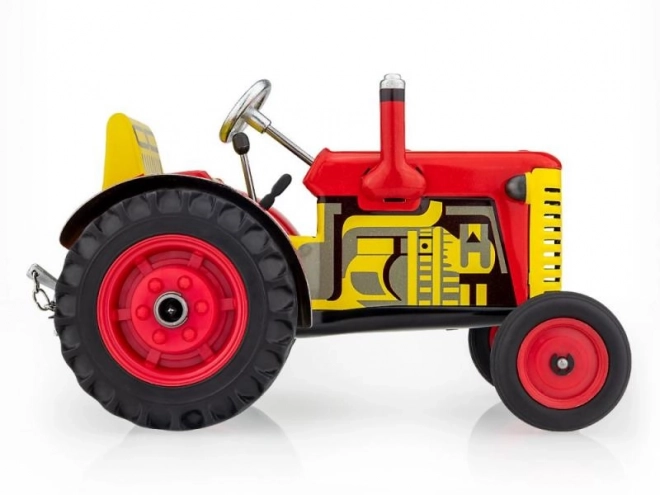 Zetor traktor piros kulccsal 1:25 méretarányban Kovap