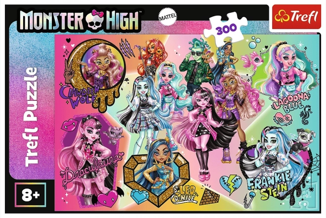 Trefl Puzzle Monster High: zombik a csúcson 300 darab