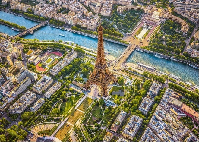 Kilátás az Eiffel-toronyra puzzle - 1000 darab