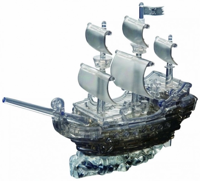 3D Kristály puzzle Kalózhajó 101 darabból