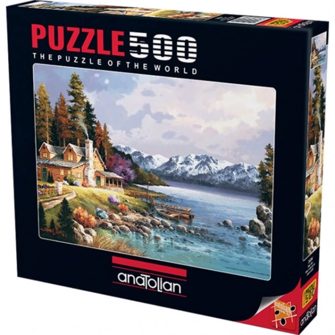 Hegyi kunyhó 500 darabos puzzle