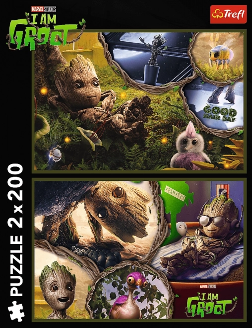 Marvel Őrzők 2x200 darabos puzzle – Én vagyok Groot