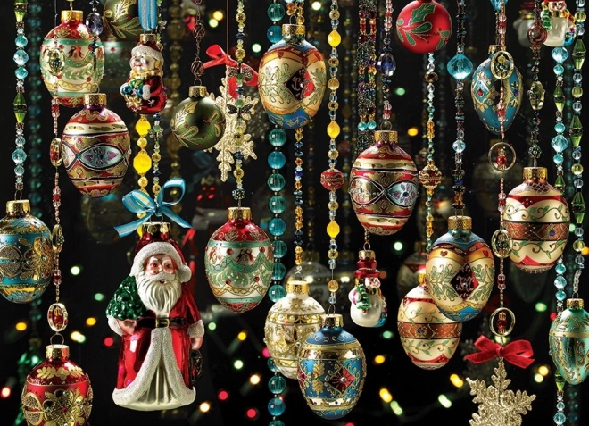 KARÁCSONYI DÍSZEK Puzzle 1000 Darabos